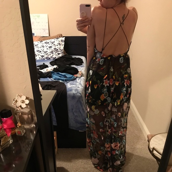 floral maxi dress - Picture 2 of 3